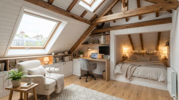Top astuces pour maximiser votre espace avec l'aménagement des combles